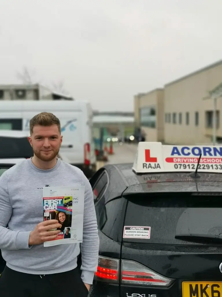 First time driving test success after automatic driving lessons in Blackburn