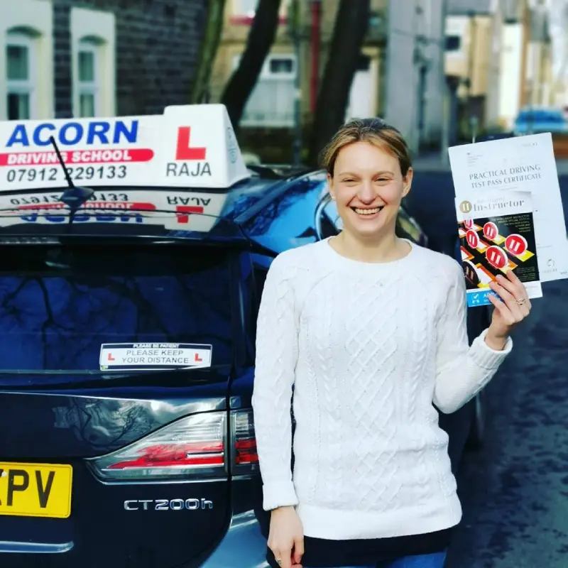 Driving test success story from automatic driving lessons in Blackburn