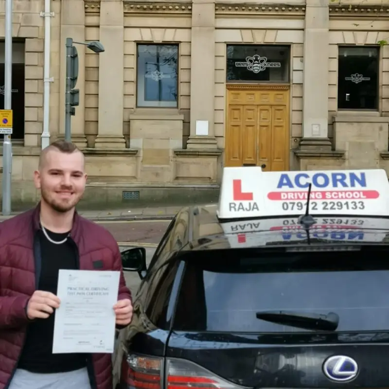 Driving test pass with an experienced automatic driving instructor in Blackburn